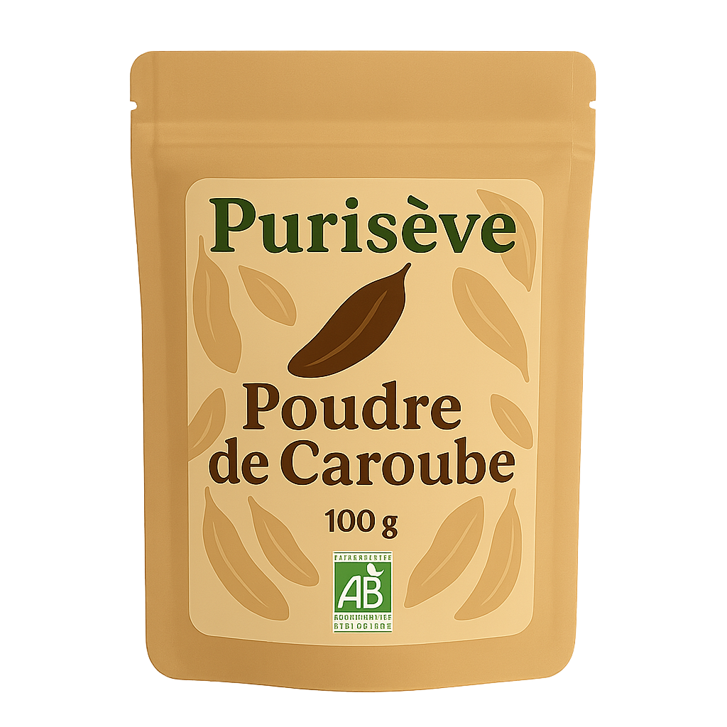 Poudre de Caroube Bio 🌿 Complément Nutritionnel Naturel 1