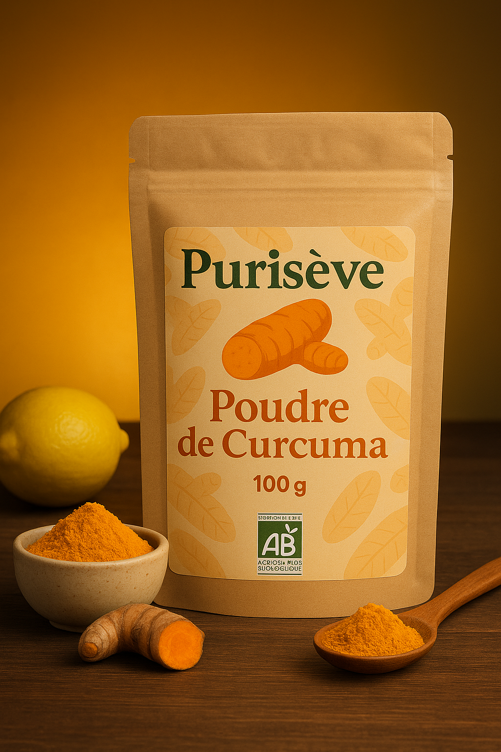 Poudre de Curcuma Bio 🌿